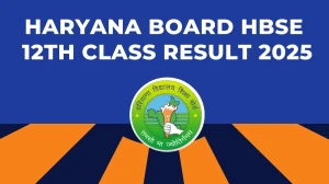Haryana Board HBSE 12th Class Result 2025 Out at bseh.org.in How to check Results Here