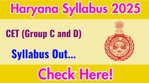 Haryana CET Syllabus 2025 Out Direct Link to Download Syllabus PDF here Haryana CET Syllabus 2025 Out Direct Link to Download Syllabus PDF here
