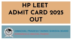 HP LEET Admit Card 2025 Out Download Online @ hptechboard.com Check HP LEET Date