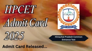 HPCET Admit Card 2025 Out Download Online @ himtu.ac.in Check HPCET Date