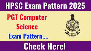 HPSC PGT Computer Science Exam Pattern 2025