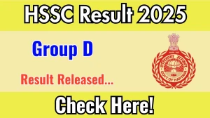 HSSC Group D ESP Result 2025 Out at hssc.gov.in, Direct Link to Download Result PDF Here