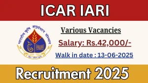 ICAR IARI Recruitment 2025 - Walk in for 03 Young Professional, Helper and More Posts