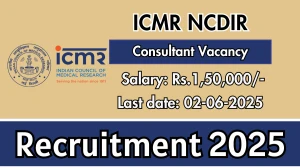 ICMR NCDIR Consultant Recruitment 2025 - Apply Offline ICMR NCDIR Consultant Recruitment 2025 - Apply Offline