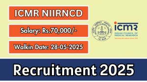 ICMR NIIRNCD Consultant Recruitment 2025 – Walk in ICMR NIIRNCD Consultant Recruitment 2025 – Walk in