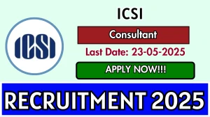 ICSI Consultant Recruitment 2025 - Apply Online