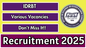 IDRBT Recruitment 2025 - Apply Online for UI / UX Designer, Java Full Stack Developer and Other Posts IDRBT Recruitment 2025 - Apply Online for UI / UX Designer, Java Full Stack Developer and Other Posts
