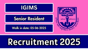 IGIMS Senior Resident Recruitment 2025 – Walk in