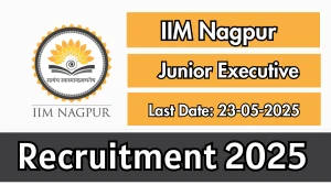 IIM Nagpur Junior Executive Recruitment 2025 - Apply Online