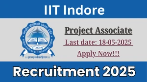 IIT Indore Project Associate Recruitment 2025 - Apply Offline