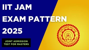 IIT JAM Exam Pattern 2025 Out Check Exam Pattern, Marking Scheme and Question Types