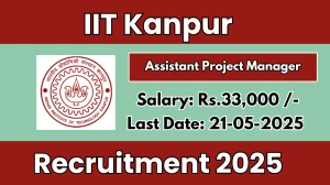 IIT Kanpur Assistant Project Manager Recruitment 2025 - Apply Offline