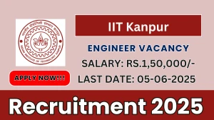 IIT Kanpur Engineer Recruitment 2025 - Apply Online