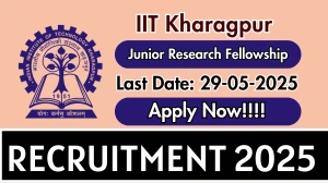 IIT Kharagpur Junior Research Fellowship Recruitment 2025 - Apply Online
