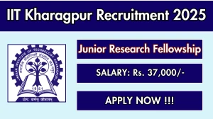 IIT Kharagpur Junior Research Fellowship Recruitment 2025 - Apply Online IIT Kharagpur Junior Research Fellowship Recruitment 2025 - Apply Online
