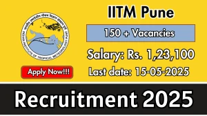 IITM Pune Recruitment 2025 - Apply Online for 178 Project Scientist, Scientific Assistant Posts