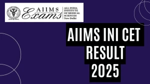 INI CET Result 2025 Out at aiimsexams.ac.in How to check Results Here