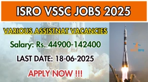 ISRO VSSC Recruitment 2025 - Apply Online for 83 Technical Assistant, Library Assistant and More Posts ISRO VSSC Recruitment 2025 - Apply Online for 83 Technical Assistant, Library Assistant and More Posts