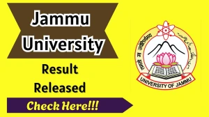 Jammu University Result 2025 Released at coeju.com Direct Link to Download 4th and 9th Semester Result