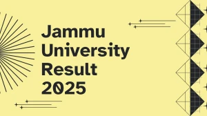 Jammu University Result 2025 Released at jammuuniversity.ac.in Direct Link to Download 1st, 3rd, 4th, 5th, 9th Semester Result