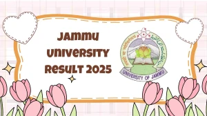 Jammu University Result 2025 Released at jammuuniversity.ac.in Direct Link to Download 1st, 3rd, 4th, 5th, 6th Sem Result