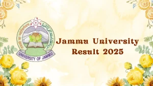 Jammu University Result 2025 Released at jammuuniversity.ac.in Direct Link to Download 2nd, 3rd, 4th, 6th, 7th Sem Result
