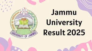 Jammu University Result 2025 Released at jammuuniversity.ac.in Direct Link to Download 2nd, 4th, 6th, 8th Sem Result