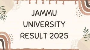 Jammu University Result 2025 Released at jammuuniversity.ac.in Direct Link to Download 6th Sem Result