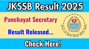 JKSSB Panchayat Secretary Result 2025 Out at jkssb.nic.in, Direct Link to Download Result PDF Here JKSSB Panchayat Secretary Result 2025 Out at jkssb.nic.in, Direct Link to Download Result PDF Here