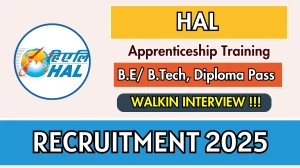 Karnataka Job Vacancy: HAL Apprenticeship Recruitment 2025 – Walk in Karnataka Job Vacancy: HAL Apprenticeship Recruitment 2025 – Walk in
