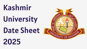 Kashmir University Date Sheet 2025 Out For 1st to 10th Semester @ egov.uok.edu.in Details Here