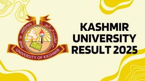 Kashmir University Result 2025 Released at uok.edu.in Direct Link to Download 1st, 3rd, 6th, 7th, 10th Sem Result