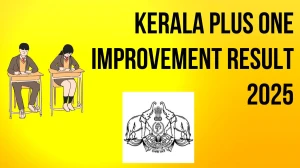 Kerala Plus One Improvement Result 2025 Out at dhsekerala.gov.in How to check Results Here