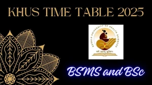 KHUS Time Table 2025 Announced @ kuhs.ac.in Details Here