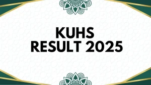 KUHS Result 2025 Released at kuhs.ac.in Direct Link to Download 4th Semester Result KUHS Result 2025 Released at kuhs.ac.in Direct Link to Download 4th Semester Result