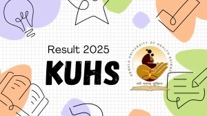 KUHS Result 2025 Released at kuhs.ac.in Direct Link to Download UG and PG Course Result KUHS Result 2025 Released at kuhs.ac.in Direct Link to Download UG and PG Course Result