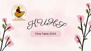 KUHS Time Table 2025 Announced @ kuhs.ac.in Details Here