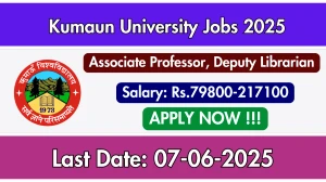 Kumaun University Recruitment 2025 - Apply Online for 20 Associate Professor, Deputy Librarian Posts Kumaun University Recruitment 2025 - Apply Online for 20 Associate Professor, Deputy Librarian Posts