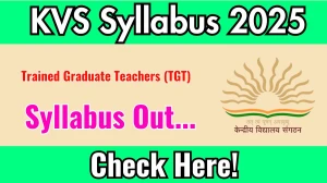 KVS TGT Syllabus 2025 Out Direct Link to Download Syllabus PDF here KVS TGT Syllabus 2025 Out Direct Link to Download Syllabus PDF here