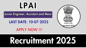 LPAI Recruitment 2025 - Apply Offline for 09 Junior Engineer, Assistant and More Posts LPAI Recruitment 2025 - Apply Offline for 09 Junior Engineer, Assistant and More Posts
