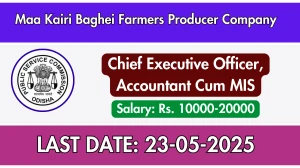 Maa Kairi Baghei Farmers Producer Company Recruitment 2025 - Apply Offline for 02 Chief Executive Officer, Accountant Cum MIS Posts Maa Kairi Baghei Farmers Producer Company Recruitment 2025 - Apply Offline for 02 Chief Executive Officer, Accountant Cum MIS Posts