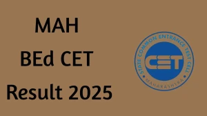 MAH BEd CET Result 2025 Out at cetcell.mahacet.org How to check Results Here