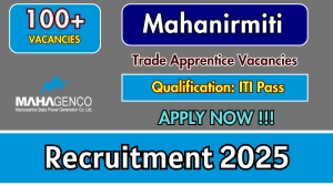 Mahanirmiti Trade Apprentice Recruitment 2025 - Apply Online for 140 Posts