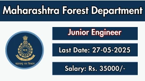 Maharashtra Forest Department Junior Engineer Recruitment 2025 - Apply Offline for 01 Posts Maharashtra Forest Department Junior Engineer Recruitment 2025 - Apply Offline for 01 Posts