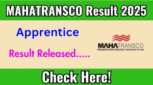 MAHATRANSCO Apprentice Result 2025 Out at mahatransco.in, Direct Link to Download Result PDF Here MAHATRANSCO Apprentice Result 2025 Out at mahatransco.in, Direct Link to Download Result PDF Here