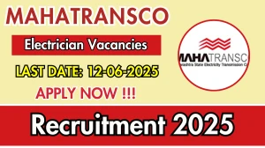 MAHATRANSCO Electrician Recruitment 2025 - Apply Online for 10 Posts MAHATRANSCO Electrician Recruitment 2025 - Apply Online for 10 Posts