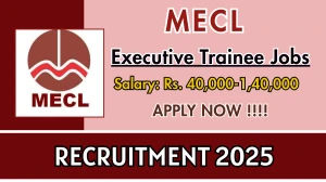 MECL Executive Trainee Recruitment 2025 - Apply Online for 30 Posts MECL Executive Trainee Recruitment 2025 - Apply Online for 30 Posts