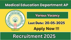 Medical Education Department AP Data Entry Operators Recruitment 2025 - Apply Offline for 69 Posts