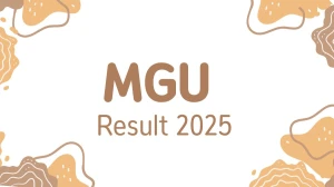 MGU Result 2025 Released at mgu.ac.in Direct Link to Download 4th Semester Result MGU Result 2025 Released at mgu.ac.in Direct Link to Download 4th Semester Result