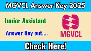 MGVCL Junior Assistant Answer Key 2025 Out mgvcl.com Download Junior Assistant Answer Key Here MGVCL Junior Assistant Answer Key 2025 Out mgvcl.com Download Junior Assistant Answer Key Here